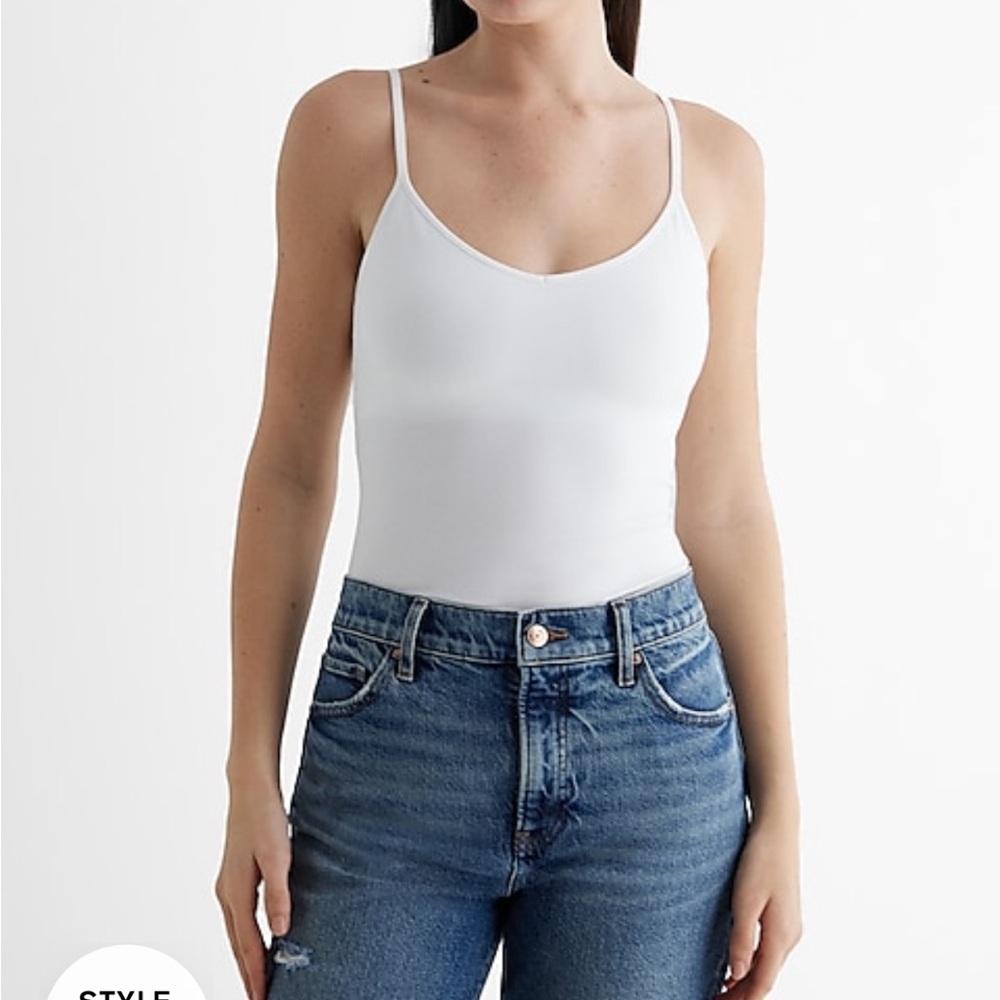 Express V-Neck Bra Cami Removable Pads XS NWT